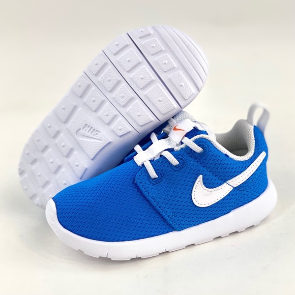 NEW Nike Roshe One Blue White Toddler Shoes - Picture 7 of 15